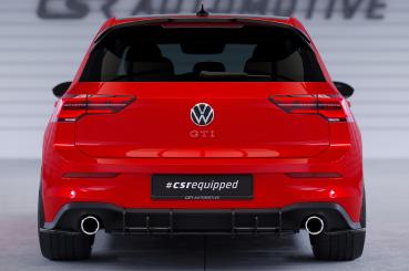 CSR Heckspoiler | Heckflügel mit ABE für VW Golf 8 GTI, GTD, R HF694-G Glossy schwarz Hochglanz (keine Lackierung erforderlich)