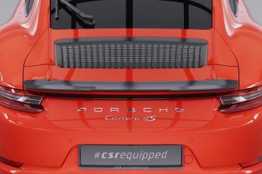 CSR Heckspoiler | Heckflügel mit ABE für Porsche 911/991 HF699-G Glossy schwarz Hochglanz (keine Lackierung erforderlich)