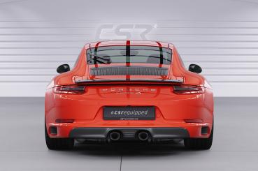 CSR Heckspoiler | Heckflügel mit ABE für Porsche 911/991 HF699-G Glossy schwarz Hochglanz (keine Lackierung erforderlich)