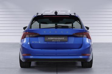 CSR Heckspoiler | Heckflügel mit ABE für Skoda Octavia IV Combi HF703-G Glossy schwarz Hochglanz (keine Lackierung erforderlich)