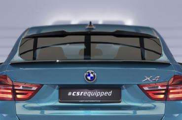 CSR Heckspoiler | Heckflügel mit ABE für BMW X4 (F26) HF711-C Carbon Look Hochglanz (keine Lackierung erforderlich)