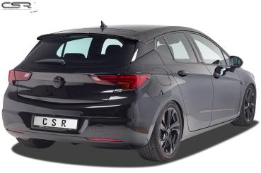CSR Heckspoiler | Heckflügel mit ABE für Opel Astra K Schrägheck HF716-G Glossy schwarz Hochglanz (keine Lackierung erforderlich)