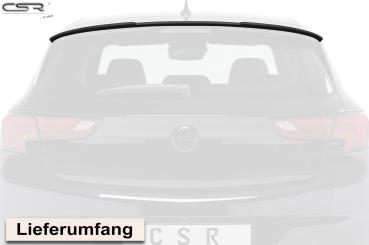 CSR Heckspoiler | Heckflügel mit ABE für Opel Astra K Schrägheck HF716-G Glossy schwarz Hochglanz (keine Lackierung erforderlich)