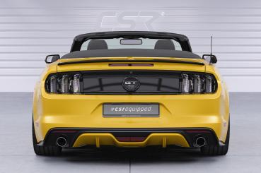 CSR Heckspoiler | Heckflügel mit ABE für Ford Mustang VI HF720-S strukturiert schwarz matt (keine Lackierung erforderlich)