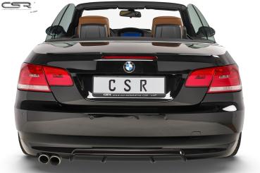 CSR Heckspoiler | Heckflügel mit ABE für BMW 3er E93 Cabrio HF726-C Carbon Look Hochglanz (keine Lackierung erforderlich)
