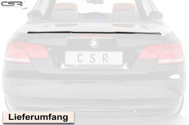 CSR Heckspoiler | Heckflügel mit ABE für BMW 3er E93 Cabrio HF726-C Carbon Look Hochglanz (keine Lackierung erforderlich)
