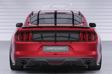 CSR Heckspoiler | Heckflügel mit ABE für Ford Mustang VI HF727-S strukturiert schwarz matt (keine Lackierung erforderlich)