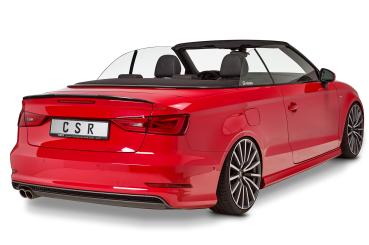 CSR Heckspoiler | Heckflügel mit ABE für Audi A3 8V Cabrio HF728-L Lackierung erforderlich (unlackiert roh)