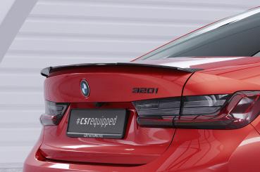 CSR Heckspoiler | Heckflügel mit ABE für BMW 3er G20 Limousine HF730-S strukturiert schwarz matt (keine Lackierung erforderlich)
