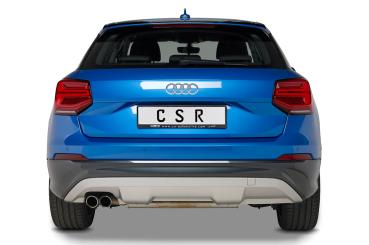 CSR Heckspoiler | Heckflügel mit ABE für Audi Q2 HF734-C Carbon Look Hochglanz (keine Lackierung erforderlich)