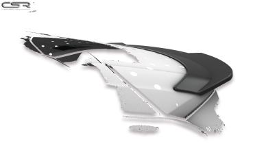 CSR Heckspoiler | Heckflügel mit ABE für Audi Q2 HF734-C Carbon Look Hochglanz (keine Lackierung erforderlich)