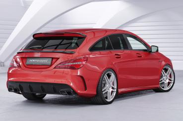 CSR Heckspoiler | Heckflügel mit ABE für Mercedes-Benz CLA X117 Shooting Brake HF743-C Carbon Look Hochglanz (keine Lackierung erforderlich)