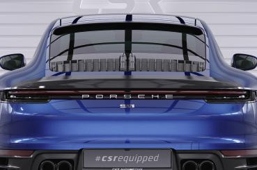 CSR Heckspoiler | Heckflügel mit ABE für Porsche 911 / 992 HF745-G Glossy schwarz Hochglanz (keine Lackierung erforderlich)