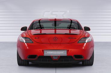 CSR Heckspoiler | Heckflügel mit ABE für Mercedes-Benz SLS AMG (C197/R197) HF746-C Carbon Look Hochglanz (keine Lackierung erforderlich)