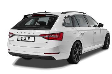 CSR Heckspoiler | Heckflügel mit ABE für Skoda Superb III (Typ 3V) Combi HF749-L Lackierung erforderlich (unlackiert roh)