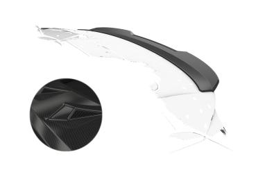 CSR Heckspoiler | Heckflügel mit ABE für Kia Optima (JF) Sportswagon HF750-C Carbon Look Hochglanz (keine Lackierung erforderlich)