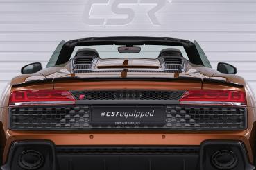 CSR Heckspoiler | Heckflügel mit ABE für Audi R8 (4S) Spyder HF761-C Carbon Look Hochglanz (keine Lackierung erforderlich)