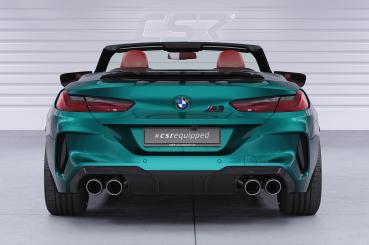 CSR Heckspoiler | Heckflügel mit ABE für BMW 8er / M8 G14 / F91 Cabrio HF767-C Carbon Look Hochglanz (keine Lackierung erforderlich)
