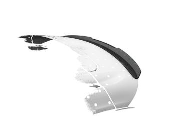 CSR Heckspoiler | Heckflügel mit ABE für Opel Insignia B Sports Tourer HF776-G Glossy schwarz Hochglanz (keine Lackierung erforderlich)