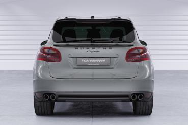 CSR Heckspoiler | Heckflügel mit ABE für Porsche Cayenne Typ 92A HF782-S strukturiert schwarz matt (keine Lackierung erforderlich)