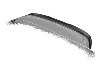 CSR Heckspoiler | Heckflügel mit ABE für VW VW Tiguan II (Typ AD1) R / R-Line HF783-C Carbon Look Hochglanz (keine Lackierung erforderlich)