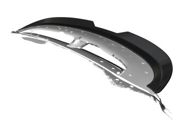 CSR Heckspoiler | Heckflügel mit ABE für Mini R56 John Cooper Works HF793-S strukturiert schwarz matt (keine Lackierung erforderlich)