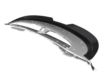 CSR Heckspoiler | Heckflügel mit ABE für Mini R56 John Cooper Works HF793-S strukturiert schwarz matt (keine Lackierung erforderlich)