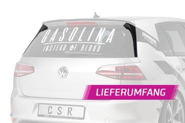 CSR Heckspoiler | Heckflügel mit ABE für VW Golf 7 Basis HF794-C Carbon Look Hochglanz (keine Lackierung erforderlich)