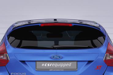 CSR Heckspoiler | Heckflügel mit ABE für Ford Focus MK3 ST HF801-C Carbon Look Hochglanz (keine Lackierung erforderlich)