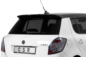 CSR Heckspoiler | Heckflügel mit ABE für Skoda Fabia 2 RS (Typ 5J) HF803-C Carbon Look Hochglanz (keine Lackierung erforderlich)