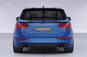 CSR Heckspoiler | Heckflügel mit ABE für Audi Q5/SQ5 (Typ 8R) HF810-S strukturiert schwarz matt (keine Lackierung erforderlich)