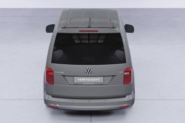 CSR Heckspoiler | Heckflügel mit ABE für VW Caddy 4 (Typ SA) HF814-G Glossy schwarz Hochglanz (keine Lackierung erforderlich)