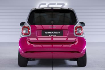 CSR Heckspoiler | Heckflügel mit ABE für Smart fortwo (453) HF815-S strukturiert schwarz matt (keine Lackierung erforderlich)