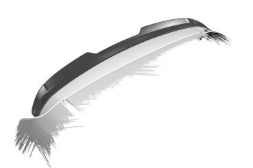 CSR Heckspoiler | Heckflügel mit ABE für Opel Corsa E HF832-C Carbon Look Hochglanz (keine Lackierung erforderlich)