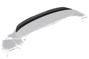 CSR Heckspoiler | Heckflügel mit ABE für Skoda Kamiq HF838-S strukturiert schwarz matt (keine Lackierung erforderlich)