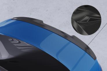 CSR Heckspoiler | Heckflügel mit ABE für Audi A4 B9 (Typ 8W) Limousine HF840-C Carbon Look Hochglanz (keine Lackierung erforderlich)