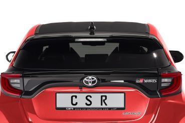 CSR Heckspoiler | Heckflügel mit ABE für Toyota GR Yaris (XP21) HF844-S strukturiert schwarz matt (keine Lackierung erforderlich)