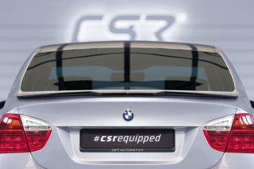 CSR Heckspoiler | Heckflügel mit ABE für BMW 3er E90 Limousine HF846-C Carbon Look Hochglanz (keine Lackierung erforderlich)