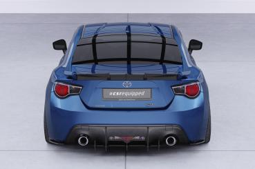 CSR Heckspoiler | Heckflügel mit ABE für Toyota GT86 HF848-C Carbon Look Hochglanz (keine Lackierung erforderlich)