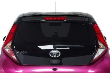 CSR Heckspoiler | Heckflügel mit ABE für Toyota Aygo 2 HF853-G Glossy schwarz Hochglanz (keine Lackierung erforderlich)