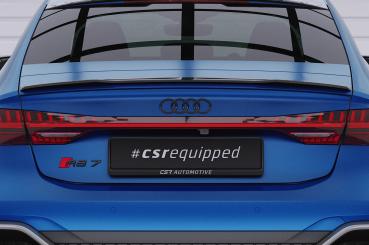 CSR Heckspoiler | Heckflügel mit ABE für Audi A7/S7/RS7 (C8) Sportback HF860-G Glossy schwarz Hochglanz (keine Lackierung erforderlich)