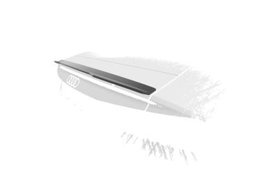 CSR Heckspoiler | Heckflügel mit ABE für Audi A7/S7/RS7 (C8) Sportback HF860-G Glossy schwarz Hochglanz (keine Lackierung erforderlich)