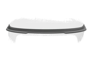 CSR Heckspoiler | Heckflügel mit ABE für Smart fortwo 453 Cabrio HF863-G Glossy schwarz Hochglanz (keine Lackierung erforderlich)