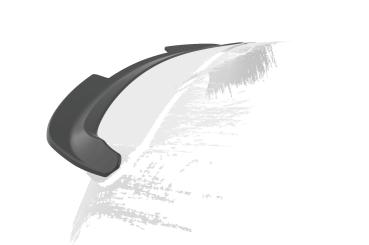 CSR Heckspoiler | Heckflügel mit ABE für Smart fortwo 453 Cabrio HF863-G Glossy schwarz Hochglanz (keine Lackierung erforderlich)