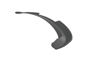 CSR Heckspoiler | Heckflügel mit ABE für Smart fortwo 453 Cabrio HF863-G Glossy schwarz Hochglanz (keine Lackierung erforderlich)