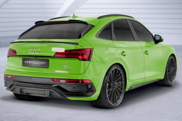 CSR Heckspoiler | Heckflügel mit ABE für Audi Q5 (FYT) Sportback HF872-C Carbon Look Hochglanz (keine Lackierung erforderlich)