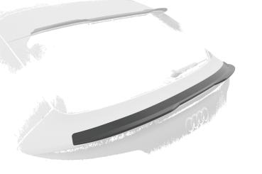 CSR Heckspoiler | Heckflügel mit ABE für Audi Q5 (FYT) Sportback HF872-C Carbon Look Hochglanz (keine Lackierung erforderlich)