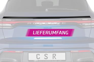 CSR Heckspoiler | Heckflügel mit ABE für Porsche Macan HF876-G Glossy schwarz Hochglanz (keine Lackierung erforderlich)