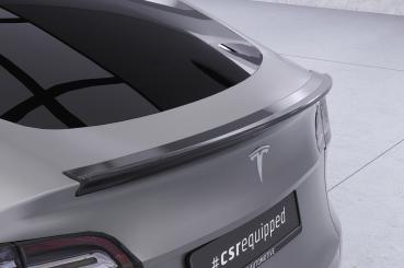 CSR Heckspoiler | Heckflügel mit ABE für Tesla Model Y HF878-S strukturiert schwarz matt (keine Lackierung erforderlich)