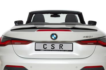 CSR Heckspoiler | Heckflügel mit ABE für BMW 4er G23 Cabrio HF879-C Carbon Look Hochglanz (keine Lackierung erforderlich)